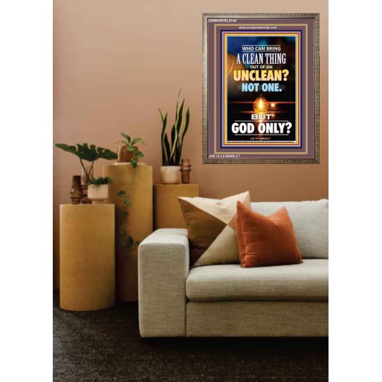 UNCLEAN   Scriptures Wall Art   (GWMARVEL9144)   