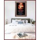 WITH MY SONG WILL I PRAISE HIM   Framed Sitting Room Wall Decoration   (GWMARVEL4538)   