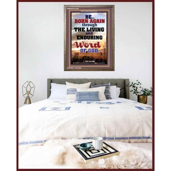 BE BORN AGAIN   Bible Verses Poster   (GWMARVEL6496)   