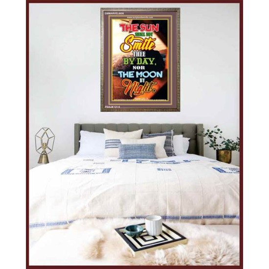 THE SUN SHALL NOT SMITE THEE   Biblical Paintings Acrylic Glass Frame   (GWMARVEL6656)   