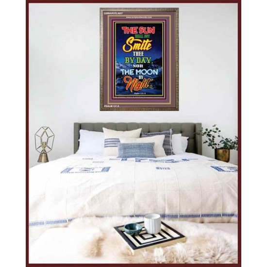 THE SUN SHALL NOT SMITE THEE   Christian Paintings Acrylic Glass Frame   (GWMARVEL6657)   