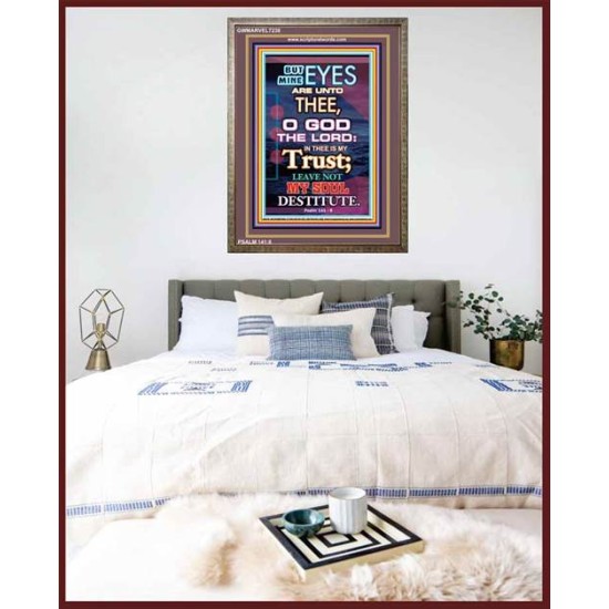 TRUST IN THE LORD   Bible Verses Frame for Home   (GWMARVEL7238)   