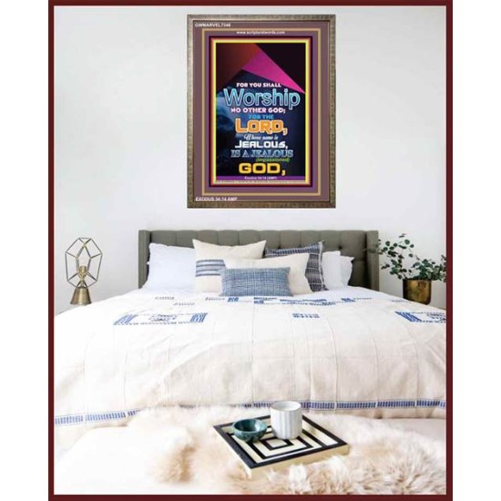 WORSHIP   Religious Art Frame   (GWMARVEL7346)   