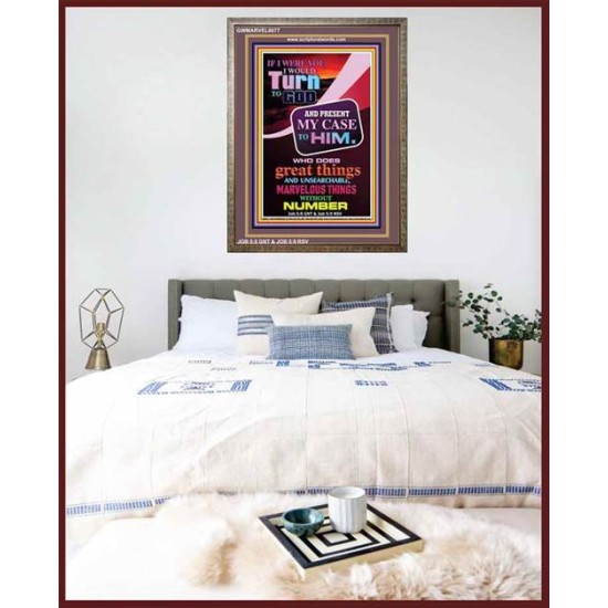 TURN TO GOD   Scripture Wooden Frame   (GWMARVEL8077)   