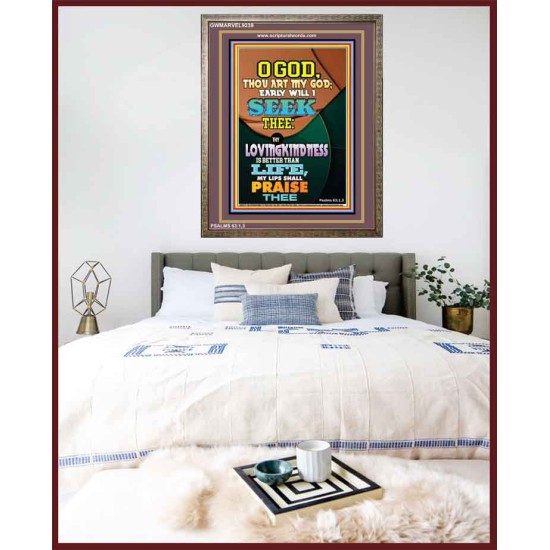 YOUR LOVING KINDNESS IS BETTER THAN LIFE   Biblical Paintings Acrylic Glass Frame   (GWMARVEL9239)   