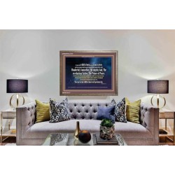 WONDERFUL, COUNSELLOR   Custom Framed Bible Verses   (GWMARVEL1510)   "36x31"