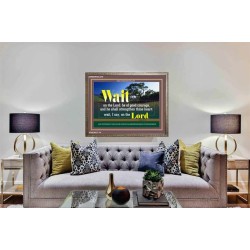 WAIT ON THE LORD   Contemporary Wall Decor   (GWMARVEL270)   "36x31"