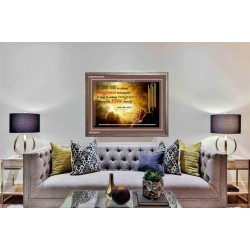 VENGEANCE BELONGS TO GOD   Acrylic Glass Frame Scripture Art   (GWMARVEL3904)   "36x31"