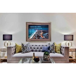 SHALL INHERIT THE EARTH   Framed Sitting Room Wall Decoration   (GWMARVEL4162)   