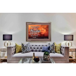 WORSHIP   Home Decor Art   (GWMARVEL6377)   