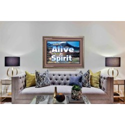 ALIVE BY THE SPIRIT   Framed Guest Room Wall Decoration   (GWMARVEL6736)   