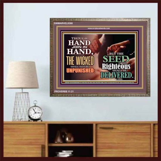 SEED OF RIGHTEOUSNESS   Christian Quote Framed   (GWMARVEL8388)   