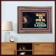 WAIT UPON THE LORD   Bible Scriptures on Forgiveness Acrylic Glass Frame   (GWMARVEL8936)   