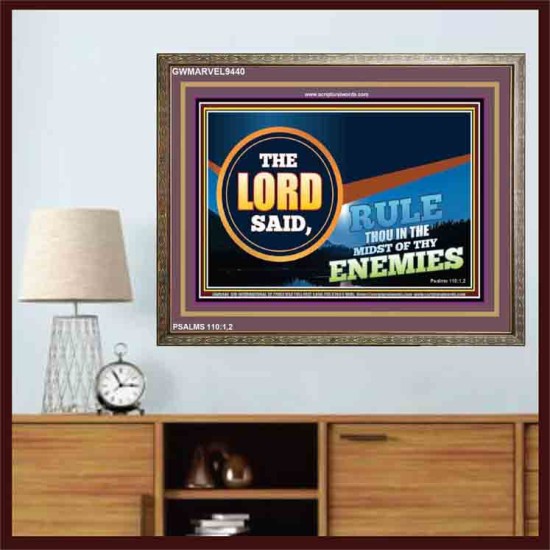RULE IN THE MIDST OF THY ENEMIES   Contemporary Christian Poster   (GWMARVEL9440)   