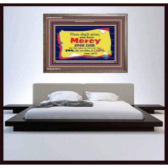 ARISE AND HAVE MERCY   Scripture Art Wooden Frame   (GWMARVEL2033)   
