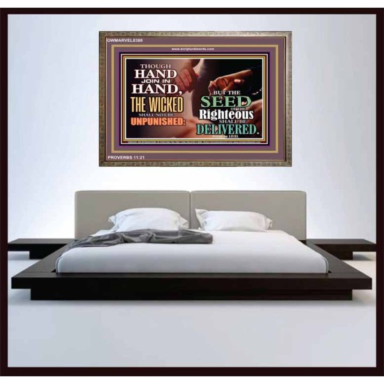 SEED OF RIGHTEOUSNESS   Christian Quote Framed   (GWMARVEL8388)   