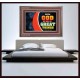 WITH GOD WE WILL DO GREAT THINGS   Large Framed Scriptural Wall Art   (GWMARVEL9381)   