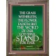 THE WORD OF GOD STAND FOREVER   Framed Scripture Art   (GWMARVEL103)   