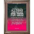 ALL THINGS WORK FOR GOOD TO THEM THAT LOVE GOD   Acrylic Glass framed scripture art   (GWMARVEL1036)   "36x31"