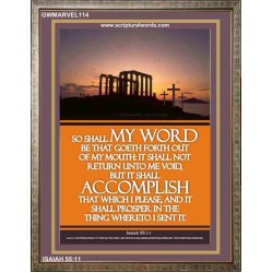 THE WORD OF GOD    Bible Verses Poster   (GWMARVEL114)   
