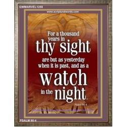 THOUSAND YEARS IN THY SIGHT    Framed Scriptural Dcor   (GWMARVEL1250)   
