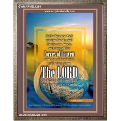 WORSHIP ONLY THY LORD THY GOD   Contemporary Christian Poster   (GWMARVEL1284)   