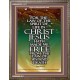 THE SPIRIT OF LIFE IN CHRIST JESUS   Framed Religious Wall Art    (GWMARVEL1317)   