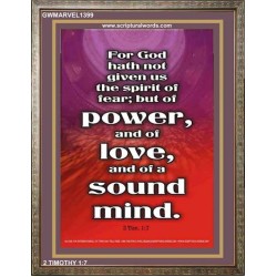 A SOUND MIND   Christian Paintings Frame   (GWMARVEL1399)   
