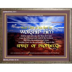 WORSHIP HIM   Custom Framed Bible Verse   (GWMARVEL1511)   