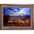 WORSHIP HIM   Custom Framed Bible Verse   (GWMARVEL1511)   "36x31"