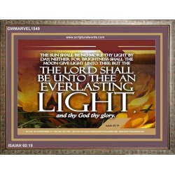 AN EVERLASTING LIGHT   Scripture Wall Art   (GWMARVEL1549)   