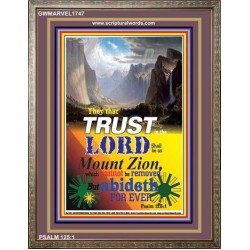 BE AS MOUNT ZION   Modern Christian Wall Dcor   (GWMARVEL1747)   "36x31"
