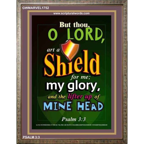A SHIELD FOR ME   Bible Verses For the Kids Frame    (GWMARVEL1752)   