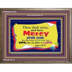 ARISE AND HAVE MERCY   Scripture Art Wooden Frame   (GWMARVEL2033)   "36x31"
