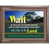 WAIT ON THE LORD   Contemporary Wall Decor   (GWMARVEL270)   "36x31"