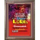 WHOM THE LORD COMMENDETH   Large Frame Scriptural Wall Art   (GWMARVEL3190)   
