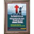 VICTORY THROUGH OUR LORD JESUS CHRIST   Encouraging Bible Verses Framed   (GWMARVEL3238)   "36x31"