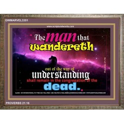 UNDERSTANDING   Inspirational Bible Verse Framed   (GWMARVEL3351)   "36x31"