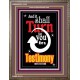 TURN TO YOU FOR A TESTIMONY   Framed Lobby Wall Decoration   (GWMARVEL3354)   