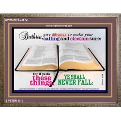 YOUR CALLING   Frame Bible Verses Online   (GWMARVEL3572)   "36x31"