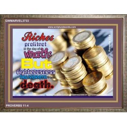 RIGHTEOUSNESS   Bible Verse Picture Frame Gift   (GWMARVEL3733)   