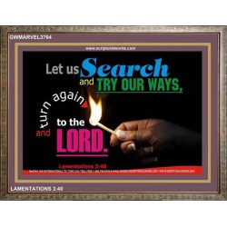 TRY OUR WAYS   Bible Verses Frames Online   (GWMARVEL3764)   "36x31"