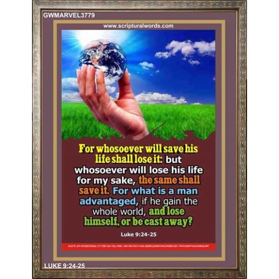 WHOSOEVER   Bible Verse Framed for Home   (GWMARVEL3779)   