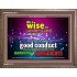 WISDOM   Scriptural Framed Signs   (GWMARVEL3817)   "36x31"