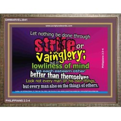 VAIN GLORY   Contemporary Christian Wall Art   (GWMARVEL3841)   "36x31"