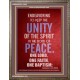 UNITY OF THE SPIRIT   Acrylic Glass Frame Scripture Art   (GWMARVEL3995)   