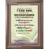 WHOLE DUTY OF MAN   Acrylic Glass Framed Bible Verse   (GWMARVEL4038)   "36x31"