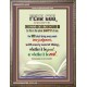 WHOLE DUTY OF MAN   Acrylic Glass Framed Bible Verse   (GWMARVEL4038)   