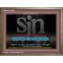SIN   Framed Bible Verse Online   (GWMARVEL4095)   "36x31"