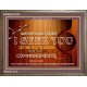 SEEK GOD WITH YOUR WHOLE HEART   Christian Quote Frame   (GWMARVEL4265)   